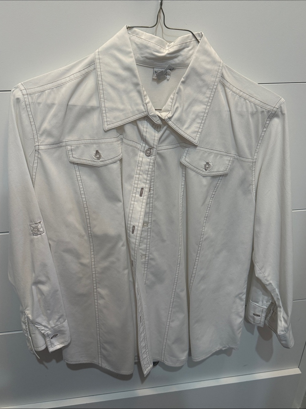 Harve Benard White womens Shirt Jacket